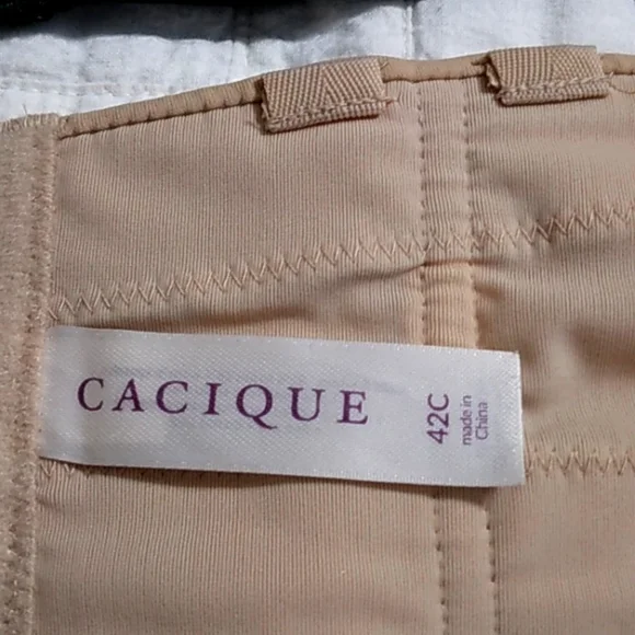 2 NEW NEVER BEEN WORN LANE BRYANT CACIQUE STRAPLESS BRAS SIZE 42C - Picture 7 of 11